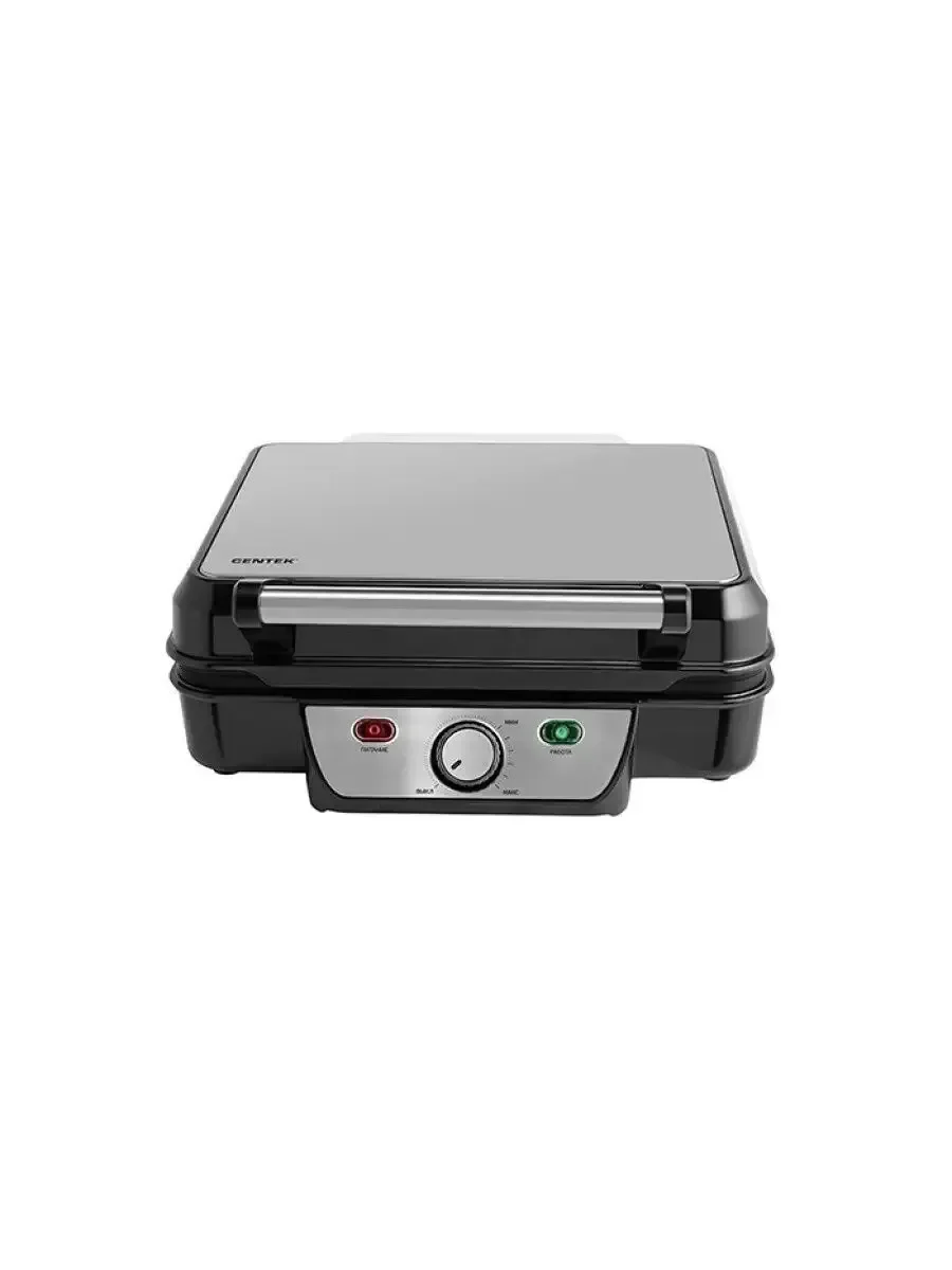 Гриль контактный электрический Centek CT-1463 1800 Вт, 2 жаровни 280х230 мм, антипригар, нагрев 240 гр, нерж отдел