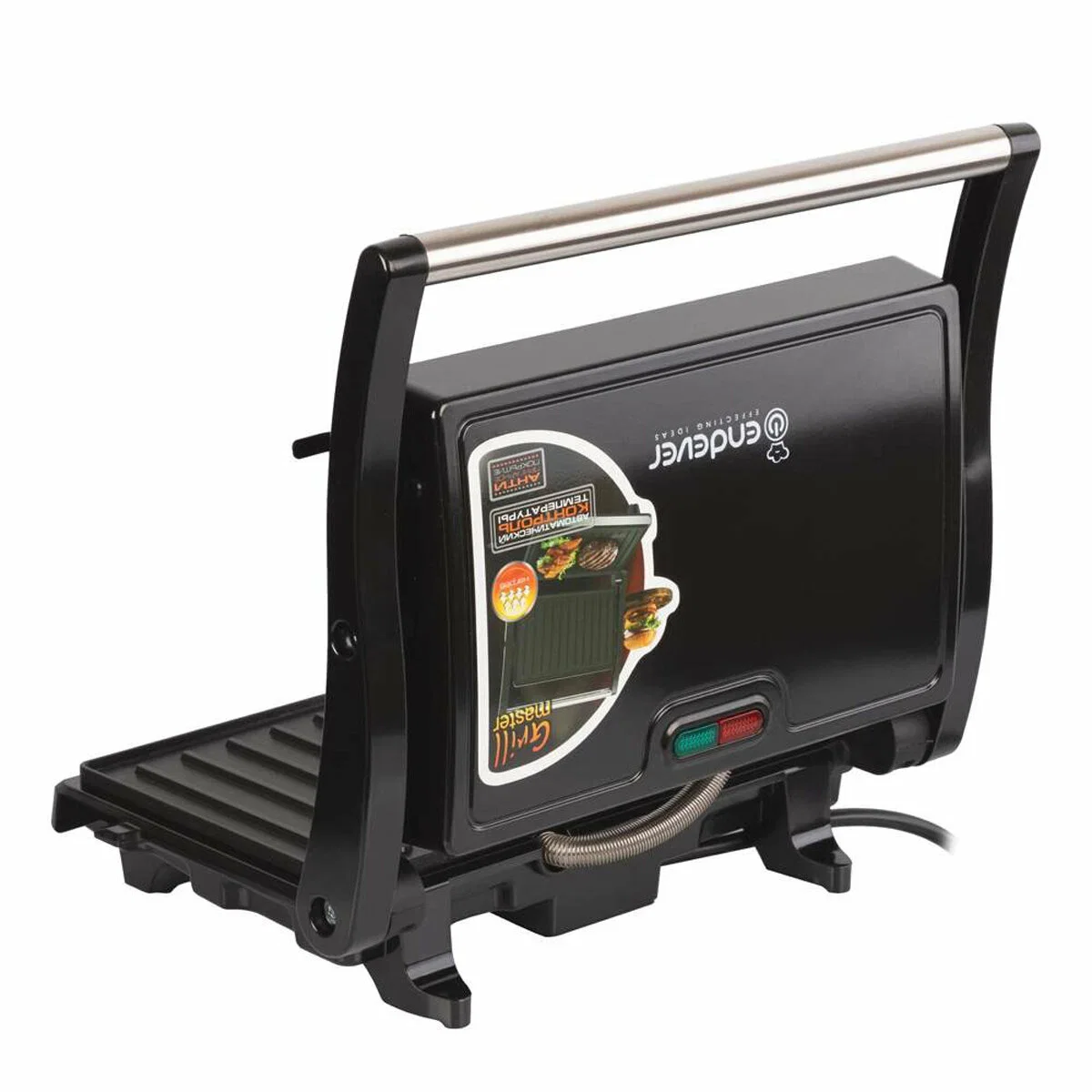 Гриль электрический Endever Grillmaster 113, черный