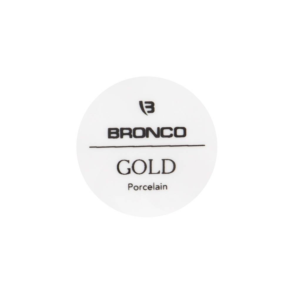 ТАРЕЛКА ОБЕДЕННАЯ BRONCO "GOLD" 26 СМ (КОР=18ШТ.)