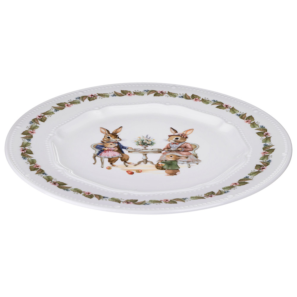 ТАРЕЛКА ОБЕДЕННАЯ LEFARD "RABBITS FAMILY" 25,5 СМ