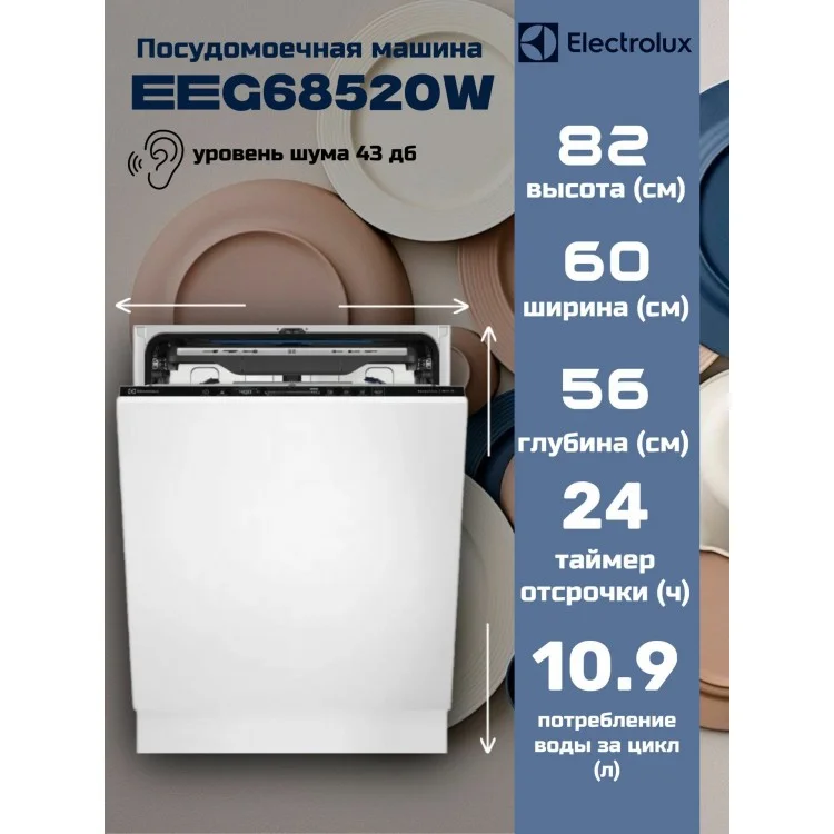 Встраиваемая посудомоечная машина Electrolux EEG68520W