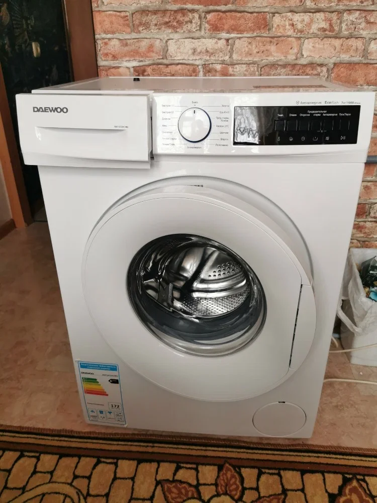 Стиральная машина DAEWOO WM710T2WU9RU кл.:A++ фронт. макс.:7кг белый,1000 об/мин,45 л,76 дБ,А,С.