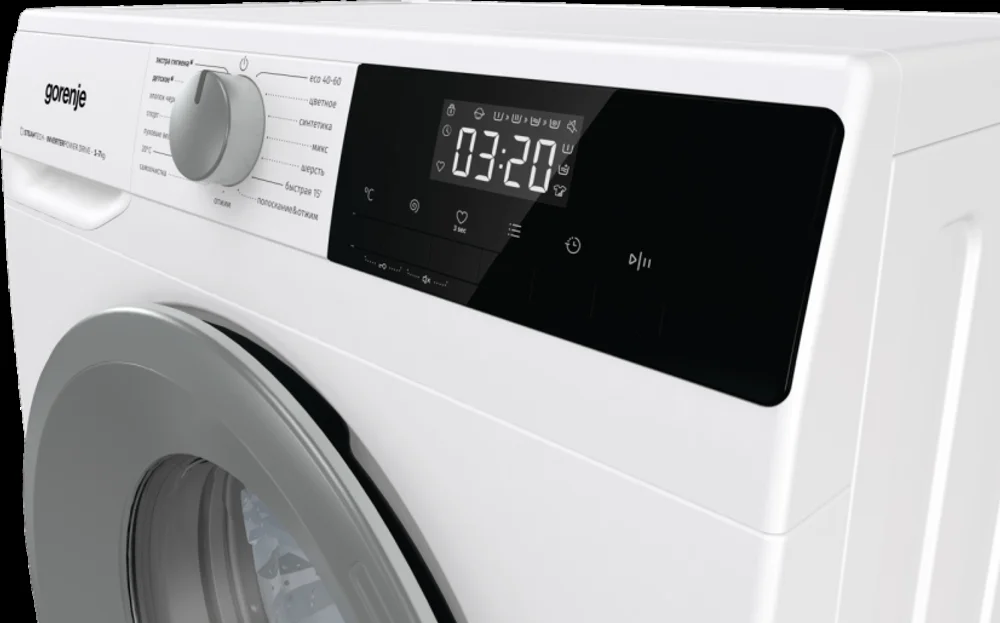 Стиральная машина Gorenje W2NHPI72SCS 7кг 60*85*46,5 1200 об/мин дисплей инвертер пар,