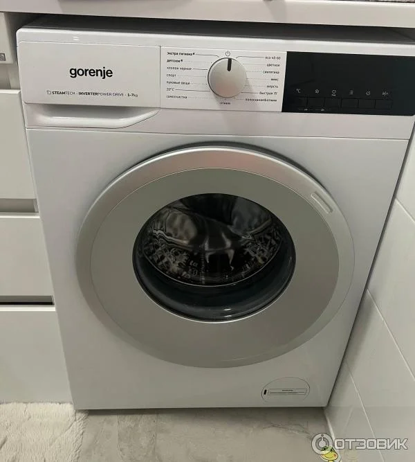 Стиральная машина Gorenje W2NHPI72SCS 7кг 60*85*46,5 1200 об/мин дисплей инвертер пар,