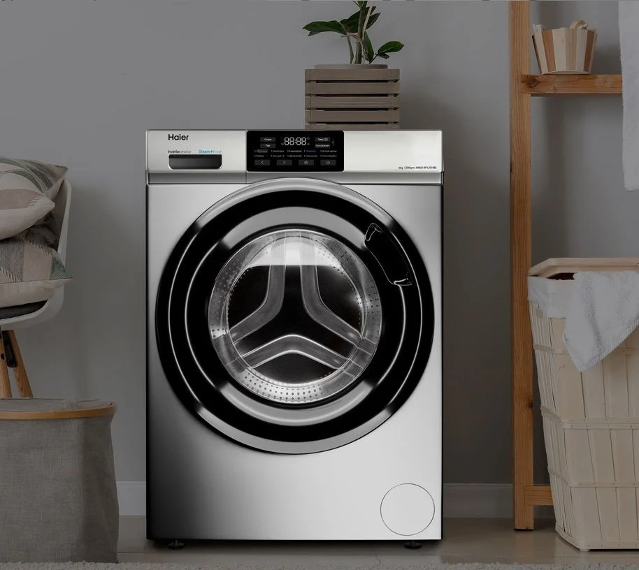 Стиральная машина Haier HW60-BP12919BS 1200 об/мин, 6кг, обработка паром, инвертор