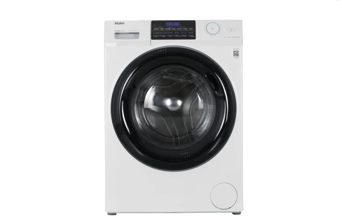 Стиральная машина Haier HW60-BP12959AE 6 кг, 1200 об/мин, белый, 59,5х85х39,4, дисплей, ИНВЕРТОР!