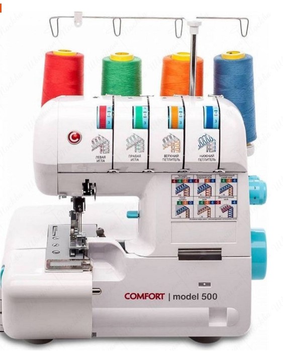 Оверлок Comfort 500. 4х ниточный. 7 операций