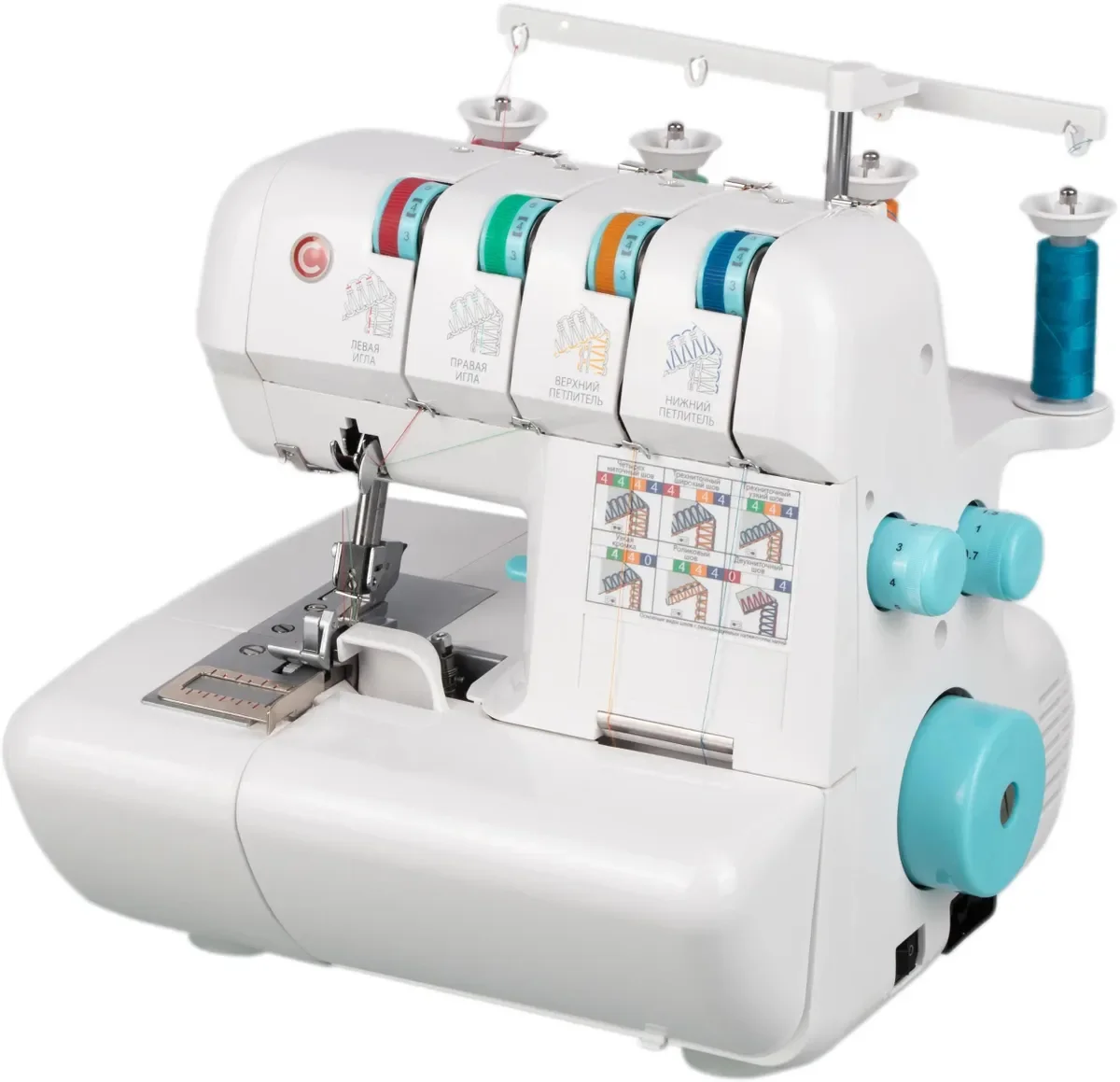 Оверлок Comfort 500. 4х ниточный. 7 операций