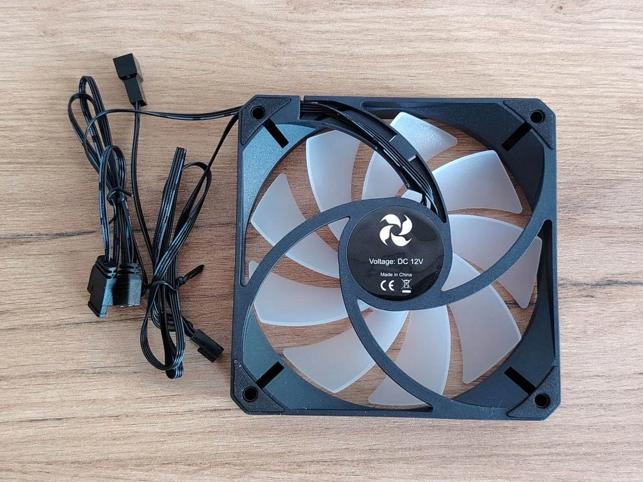 Вентилятор для корпуса 4FAN F55 Black 120mm 3 in 1 (F5512B1)