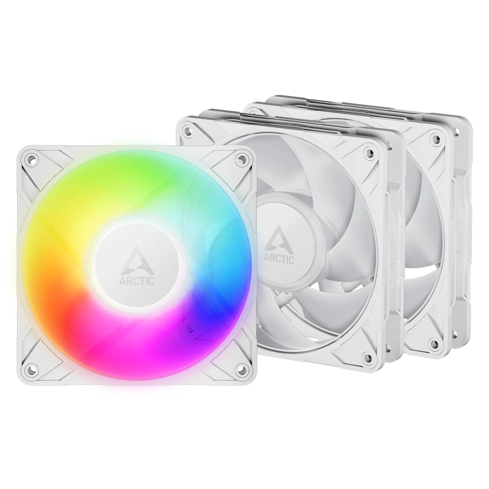 Вентилятор для корпуса Arctic P12 Pro A-RGB White - 3 Pack (ACFAN00326A)