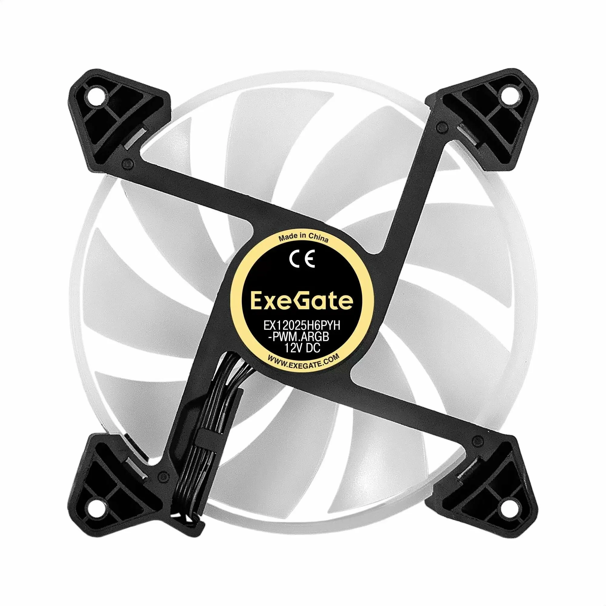 Вентилятор для корпуса ExeGate EX12025H3P4PYH-PWM.ARGB 120mm ARGB (EX295968RUS)