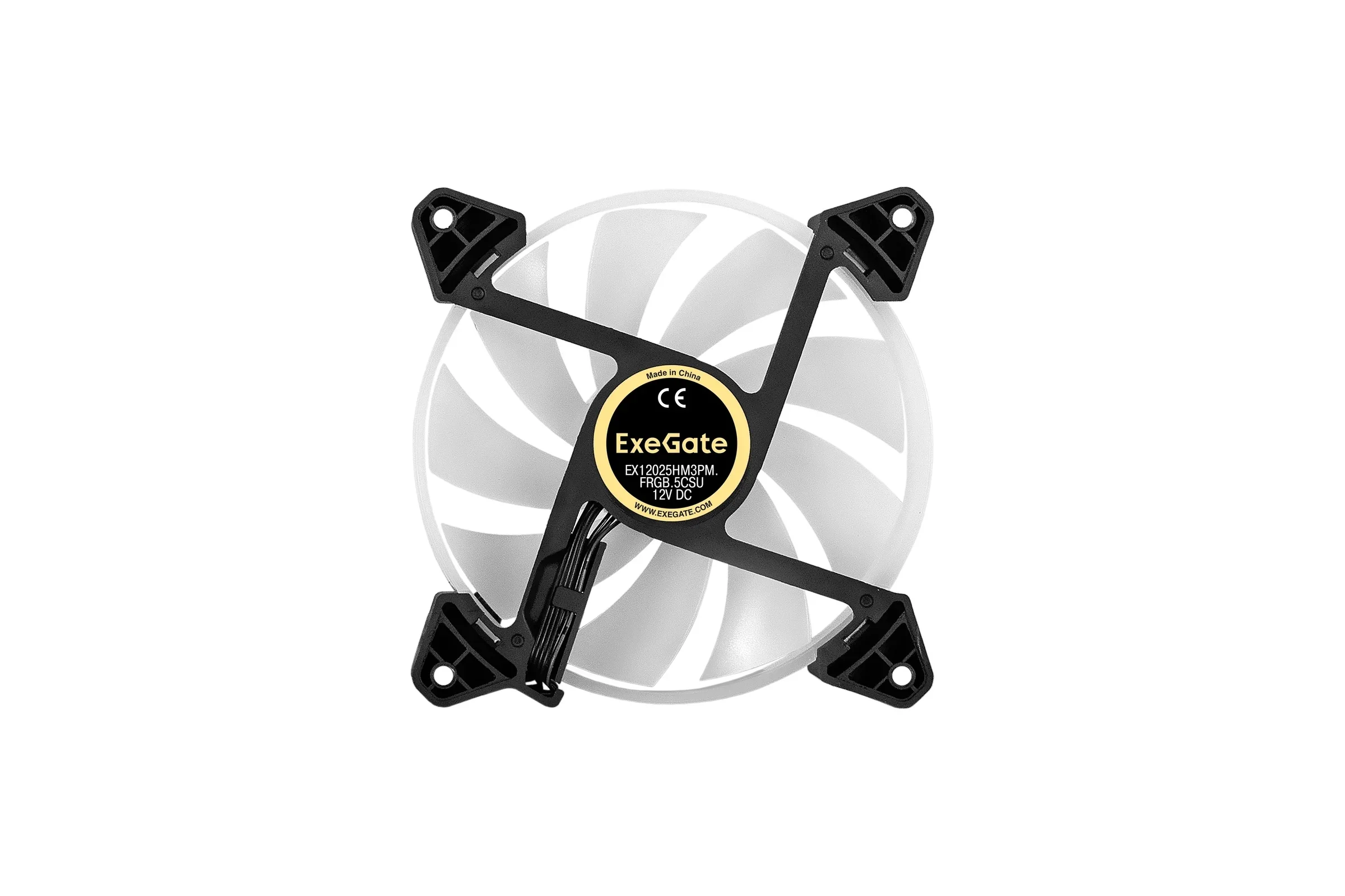 Вентилятор для корпуса ExeGate EX12025H3P4PYH-PWM.ARGB 120mm ARGB (EX295968RUS)