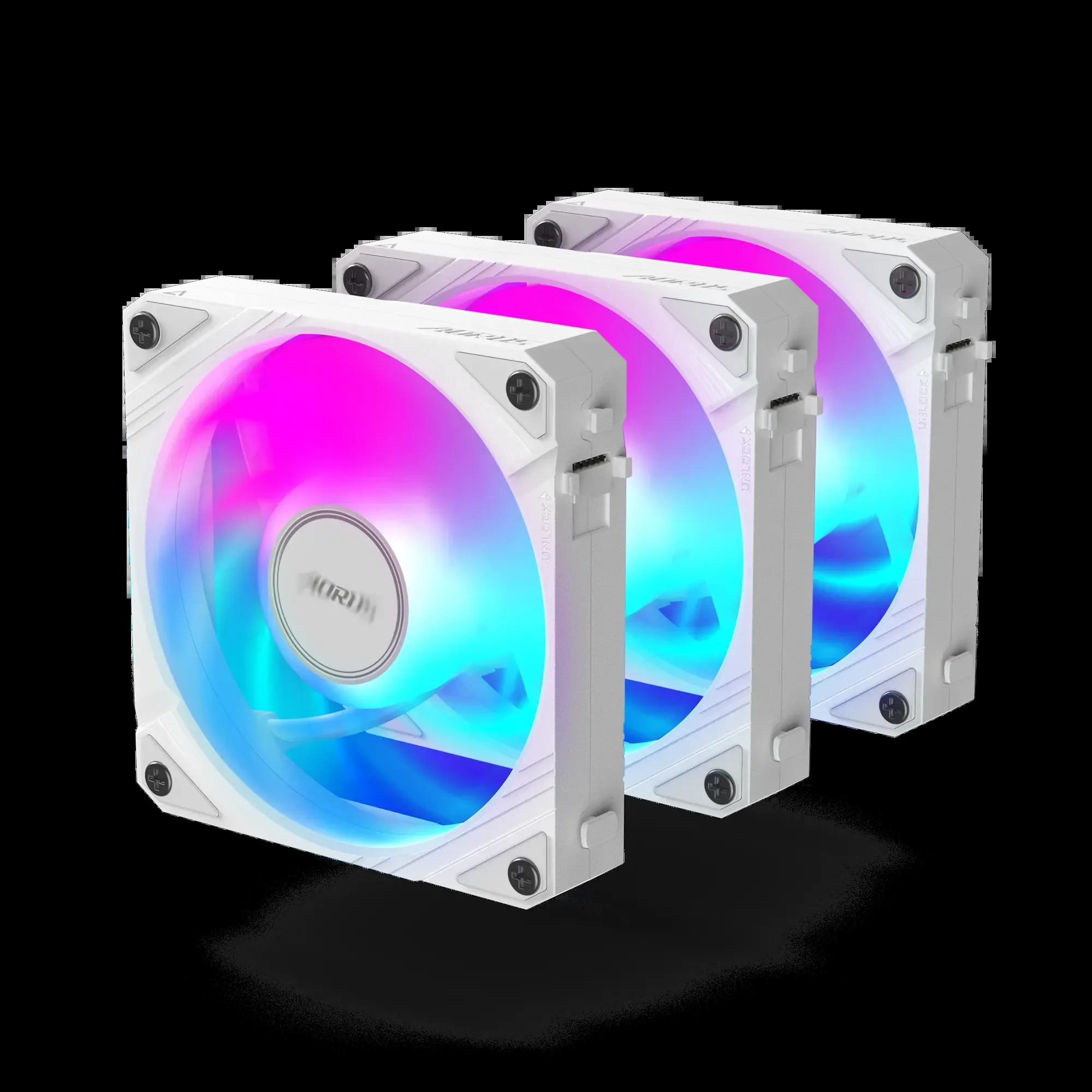 Вентилятор для корпуса Gigabyte AORUS EZ CHAIN FAN 120 ICE 3 шт. (GP-ECFAN1203 ICE)