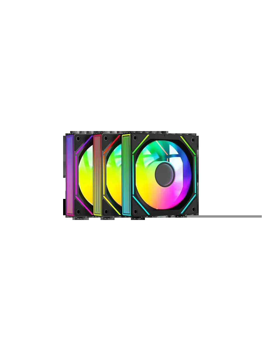 Вентилятор для корпуса Ocypus Gamma F12 UNI BK ARGB 3 IN 1