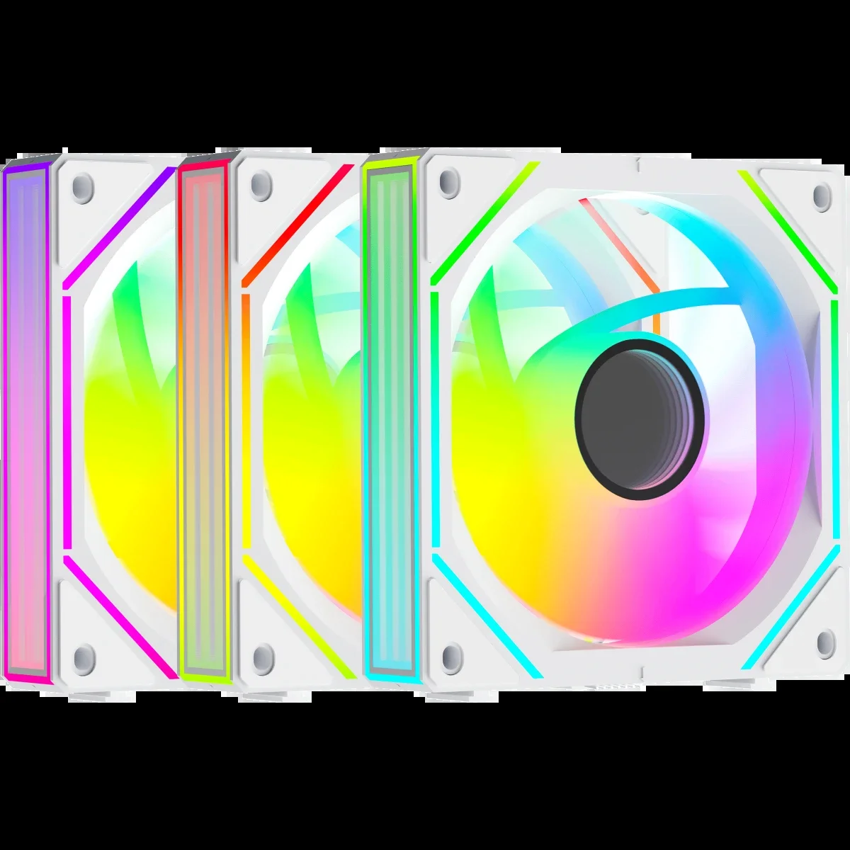 Вентилятор для корпуса Ocypus Gamma F12 UNI WH ARGB 3 IN 1