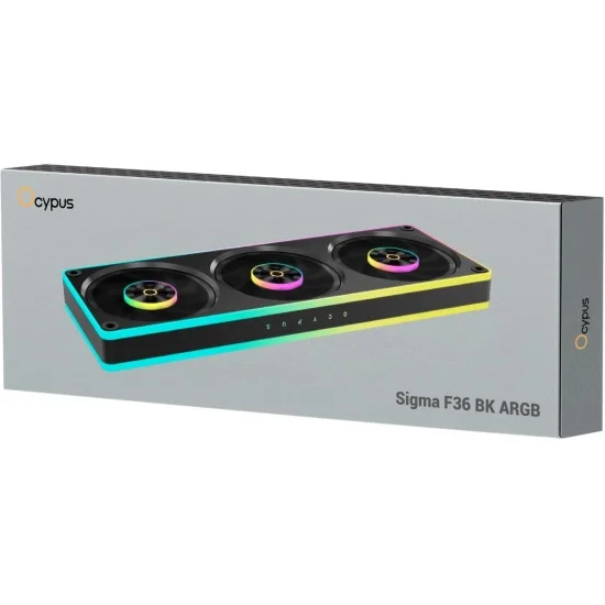 Вентилятор для корпуса Ocypus Sigma F36 BK ARGB