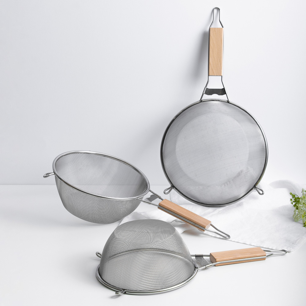 VETTA Retro Сито с ободом и ручкой 18,5см, нерж.сталь, SY-021-18.5