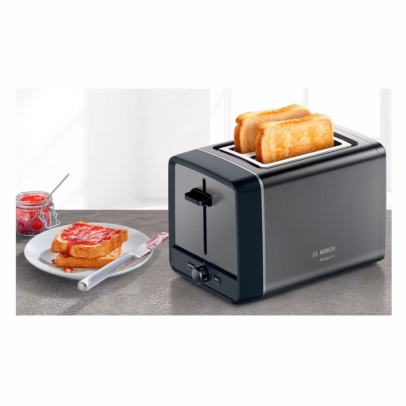 Тостер Bosch TAT5P425 серый
