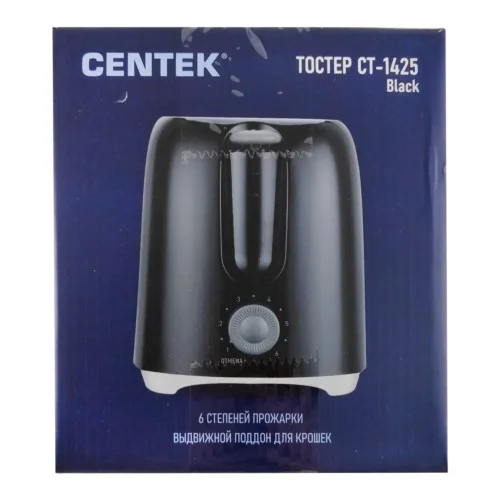 Тостер Centek CT-1425 черный