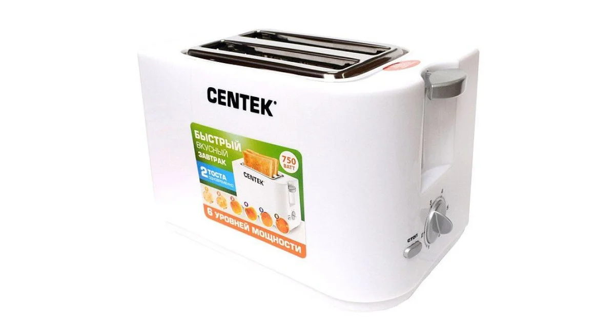 Тостер Centek СТ-1425 WHITE