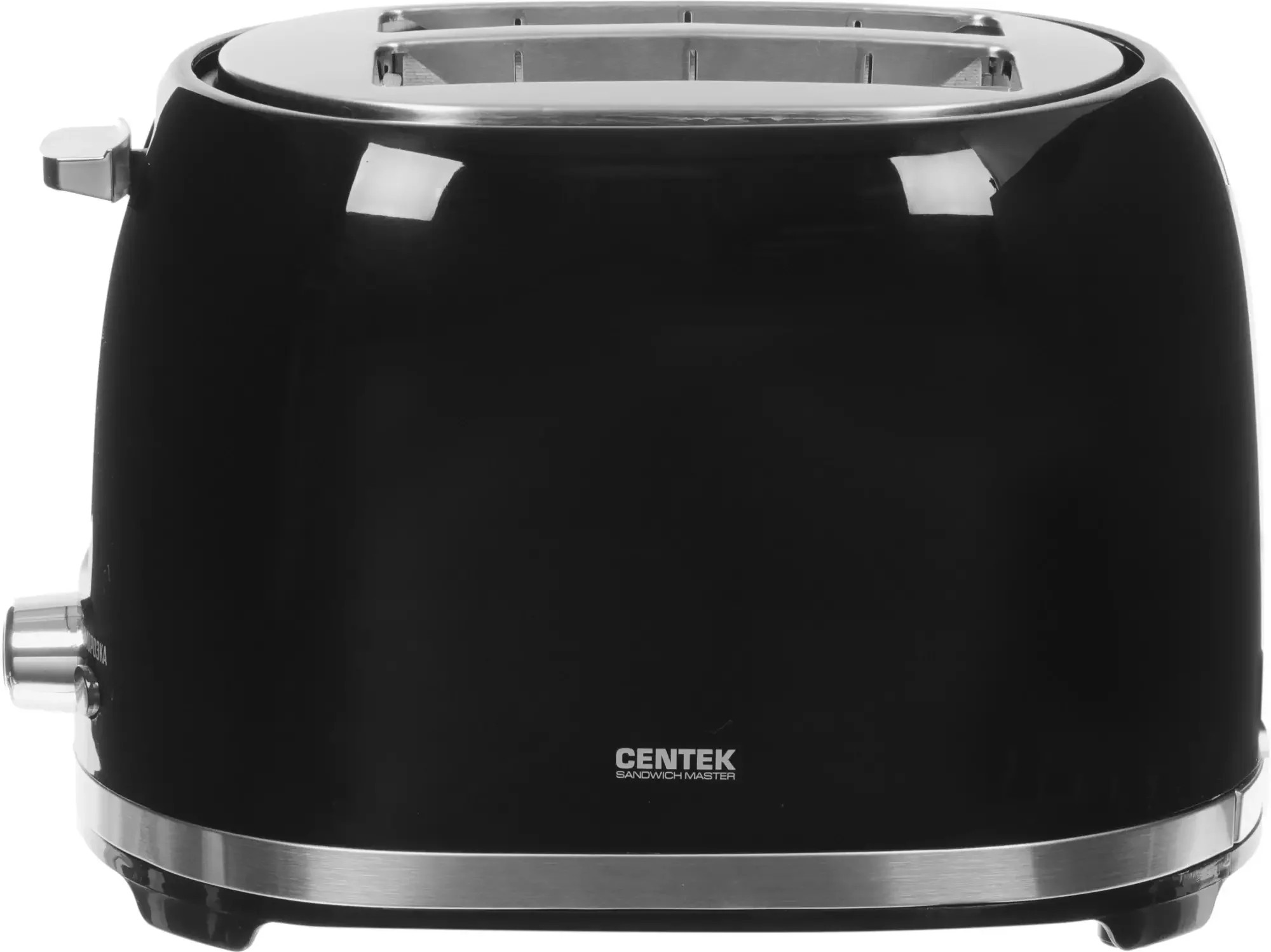 Тостер Centek СТ-1432 черный/стальной