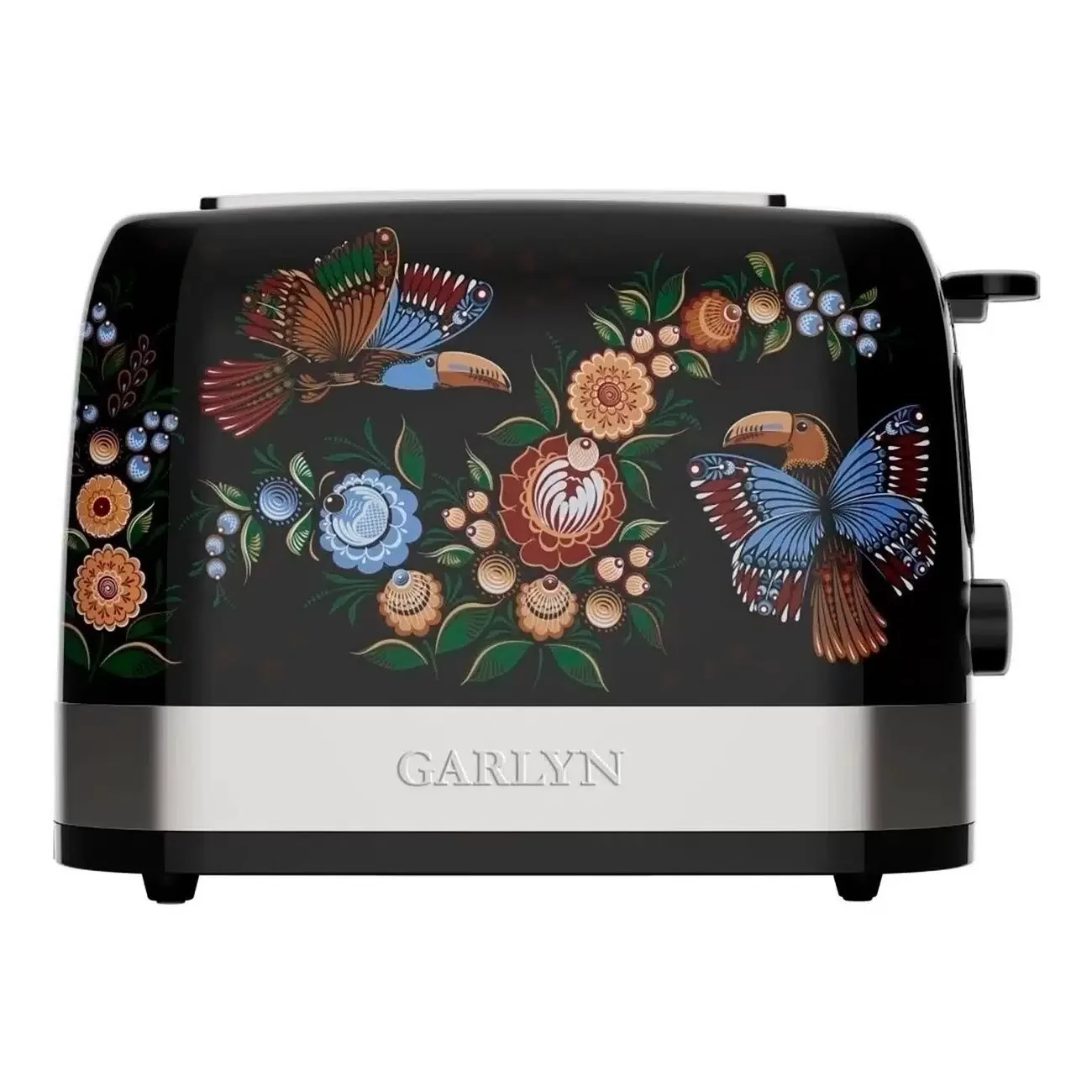 Тостер GARLYN Flower Grace TR-500 - черный