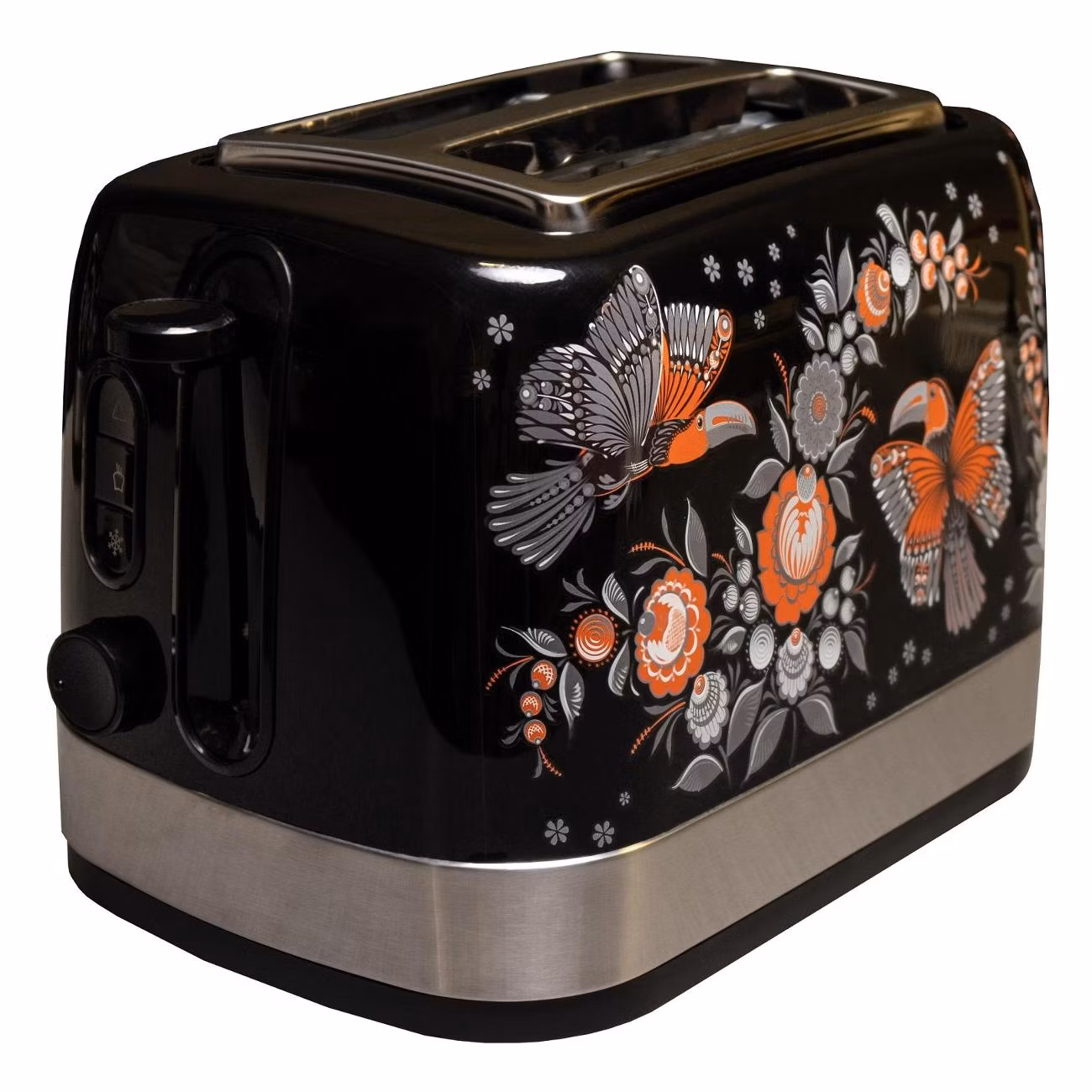 Тостер GARLYN Flower Grace TR-500 - черный