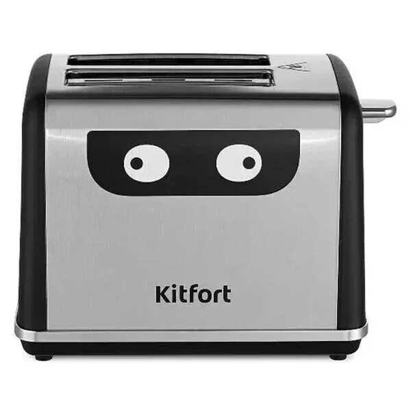Тостер Kitfort КТ-6221 870Вт нержавеющая сталь/черный