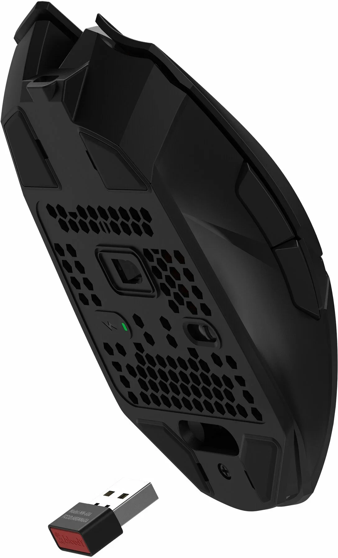 Мышь беспроводная A4Tech Bloody R36 Ultra черный/белый/красный, 12000dpi, USB, радиоканал, кнопки - 7