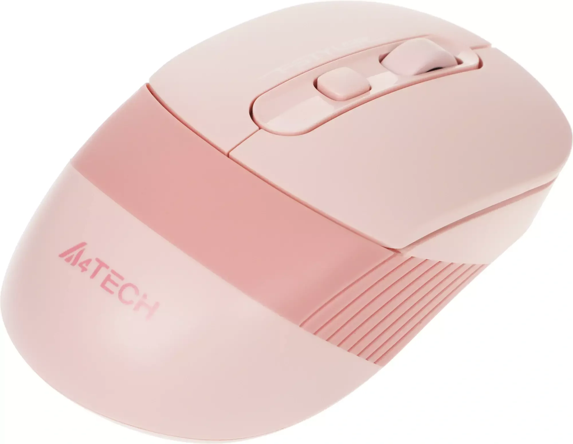 Мышь беспроводная A4Tech Fstyler FB10C белый/серый, 2000 dpi, радиоканал, Bluetooth, USB, кнопки - 4