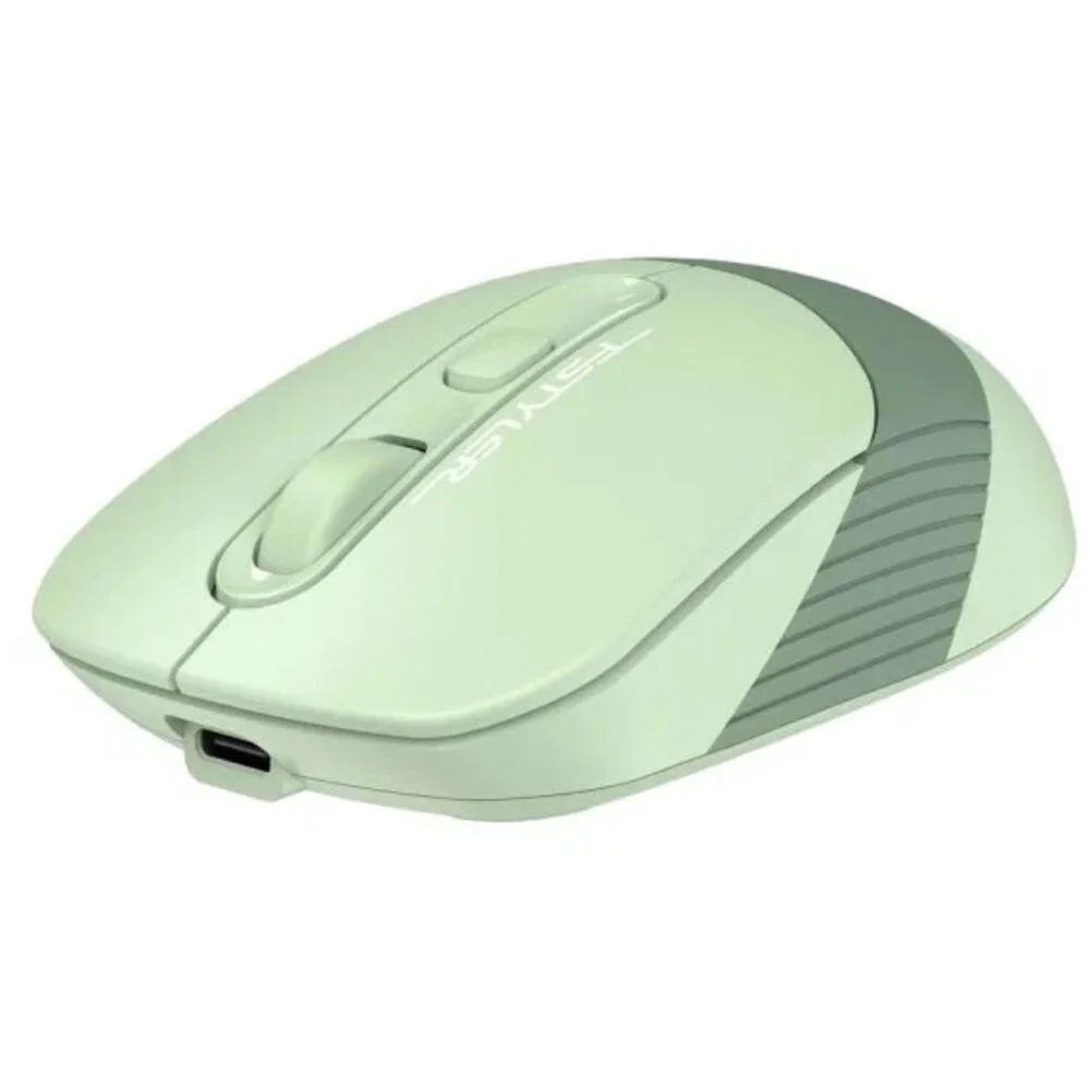 Мышь беспроводная A4Tech Fstyler FB10C зеленый, 2000 dpi, радиоканал, Bluetooth, USB, кнопки - 4