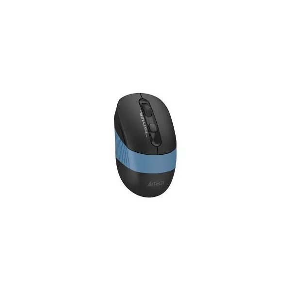 Мышь беспроводная A4Tech Fstyler FB10C черный/синий, 2000 dpi, радиоканал, Bluetooth, USB, кнопки - 4