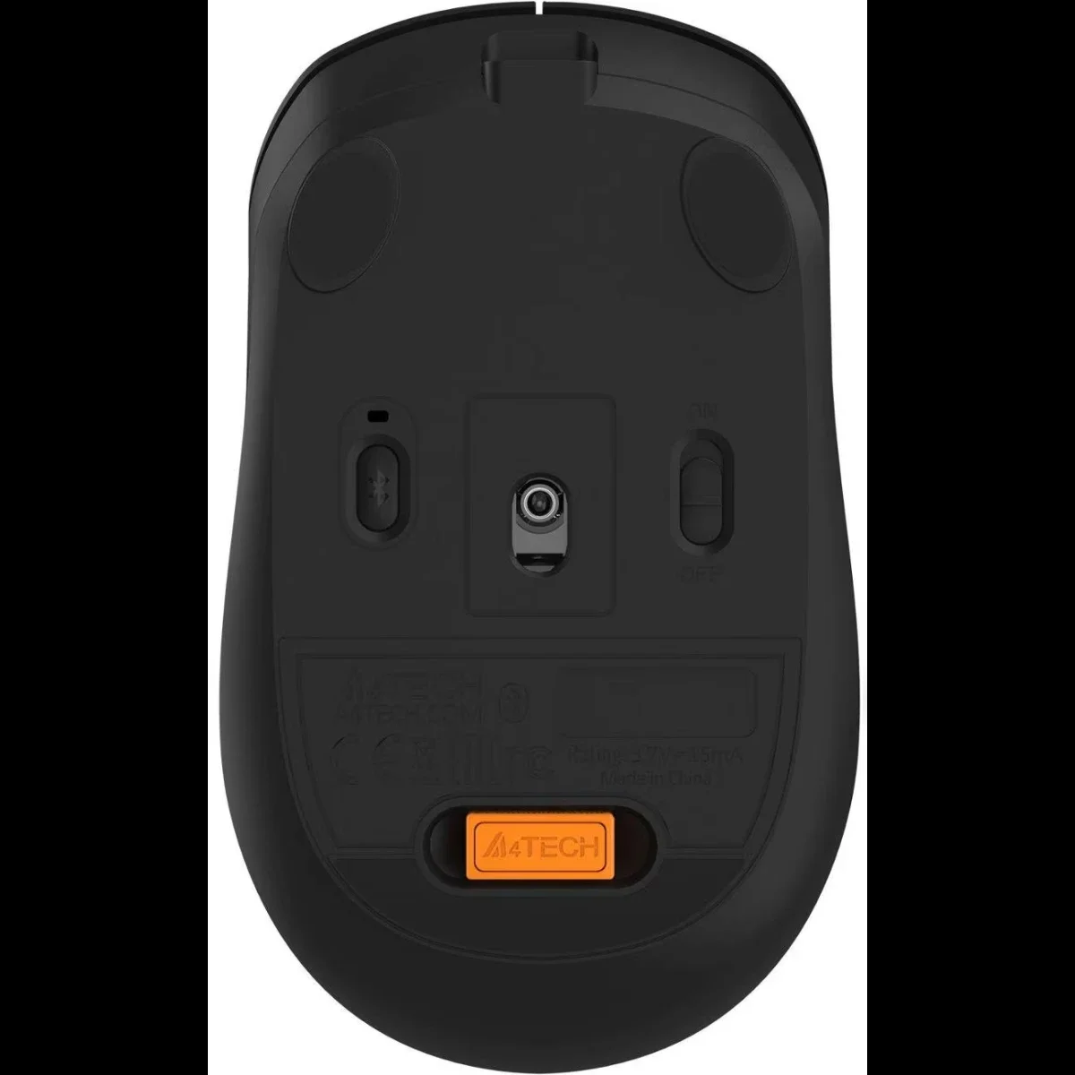 Мышь беспроводная A4Tech Fstyler FB10CS черный/синий, 2000 dpi, радиоканал, Bluetooth, USB, кнопки - 4