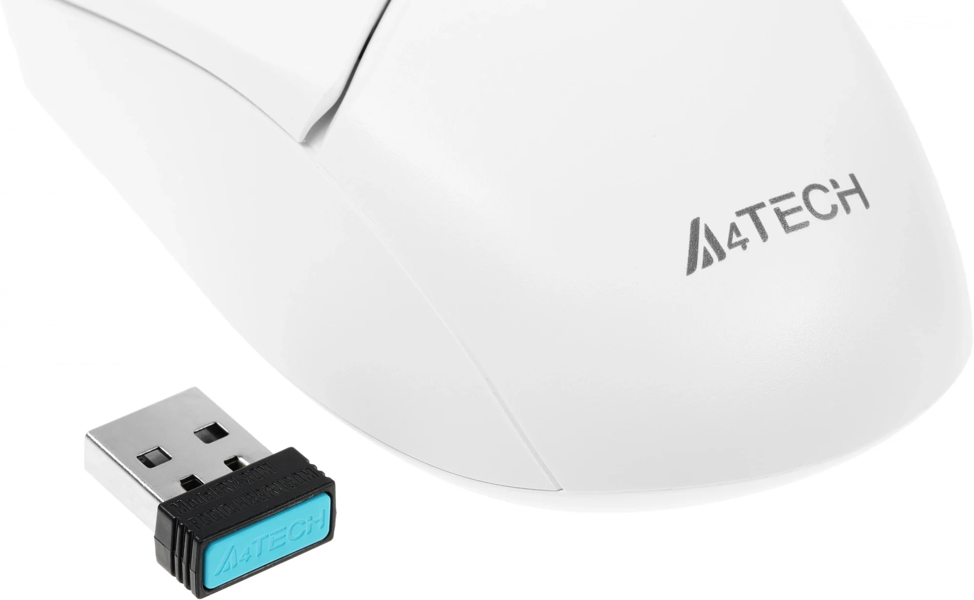 Мышь беспроводная A4Tech Fstyler FB12 белый, 1200 dpi, радиоканал, Bluetooth, USB, кнопки - 3