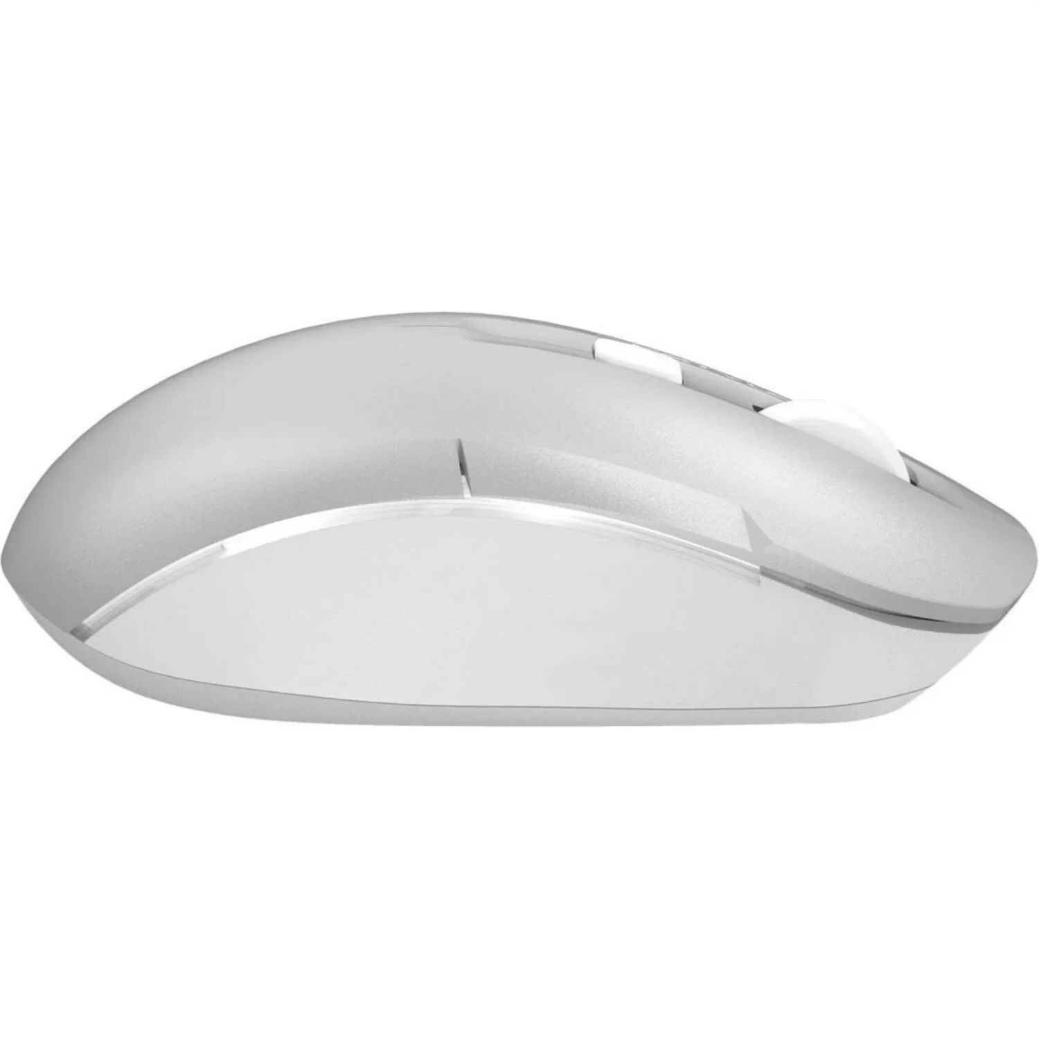 Мышь беспроводная A4Tech Fstyler FB26CS Air2 серебристый/белый, 2000 dpi, радиоканал, Bluetooth, USB, кнопки - 4
