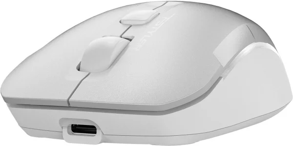 Мышь беспроводная A4Tech Fstyler FB26CS Air2 серый/черный, 2000 dpi, радиоканал, Bluetooth, USB, кнопки - 4