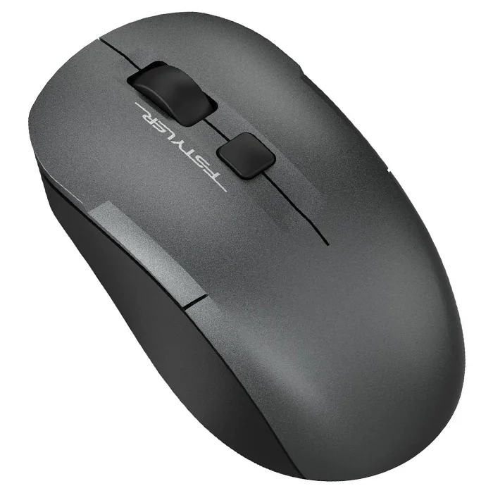Мышь беспроводная A4Tech Fstyler FB26CS Air2 серый/черный, 2000 dpi, радиоканал, Bluetooth, USB, кнопки - 4