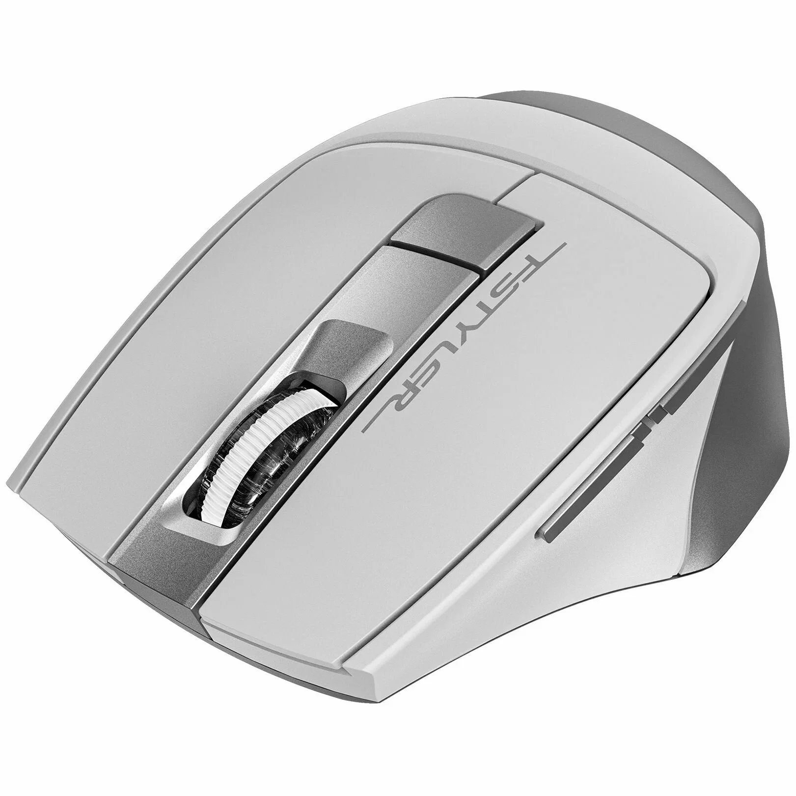 Мышь беспроводная A4Tech Fstyler FB35S белый/серый, 2000 dpi, радиоканал, Bluetooth, USB, кнопки - 5