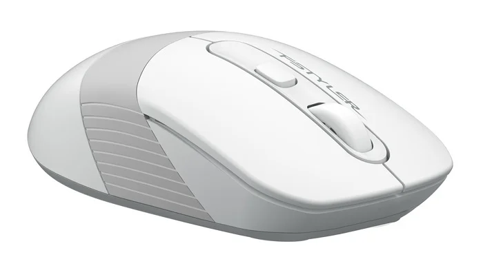 Мышь беспроводная A4Tech Fstyler FG10 белый/серый, 2000 dpi, радиоканал, USB, кнопки - 4