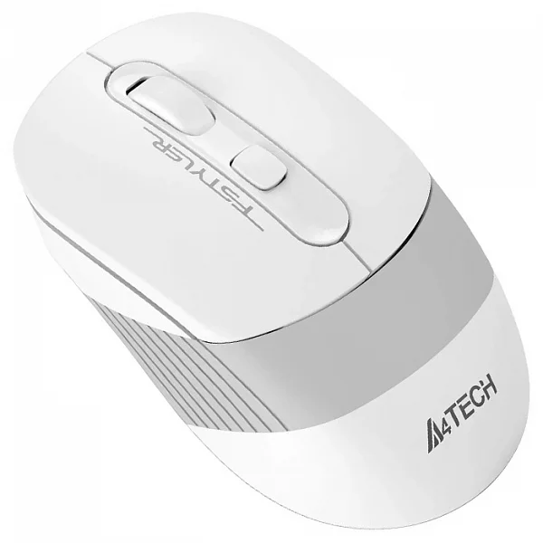 Мышь беспроводная A4Tech Fstyler FG10 белый/серый, 2000 dpi, радиоканал, USB, кнопки - 4