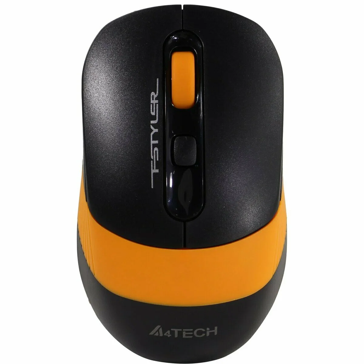 Мышь беспроводная A4Tech Fstyler FG10 черный/оранжевый, 2000 dpi, радиоканал, USB, кнопки - 4