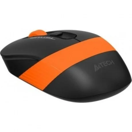 Мышь беспроводная A4Tech Fstyler FG10 черный/оранжевый, 2000 dpi, радиоканал, USB, кнопки - 4