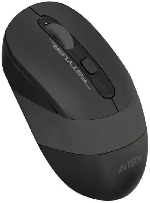 Мышь беспроводная A4Tech Fstyler FG10 черный/серый, 2000 dpi, радиоканал, USB, кнопки - 4