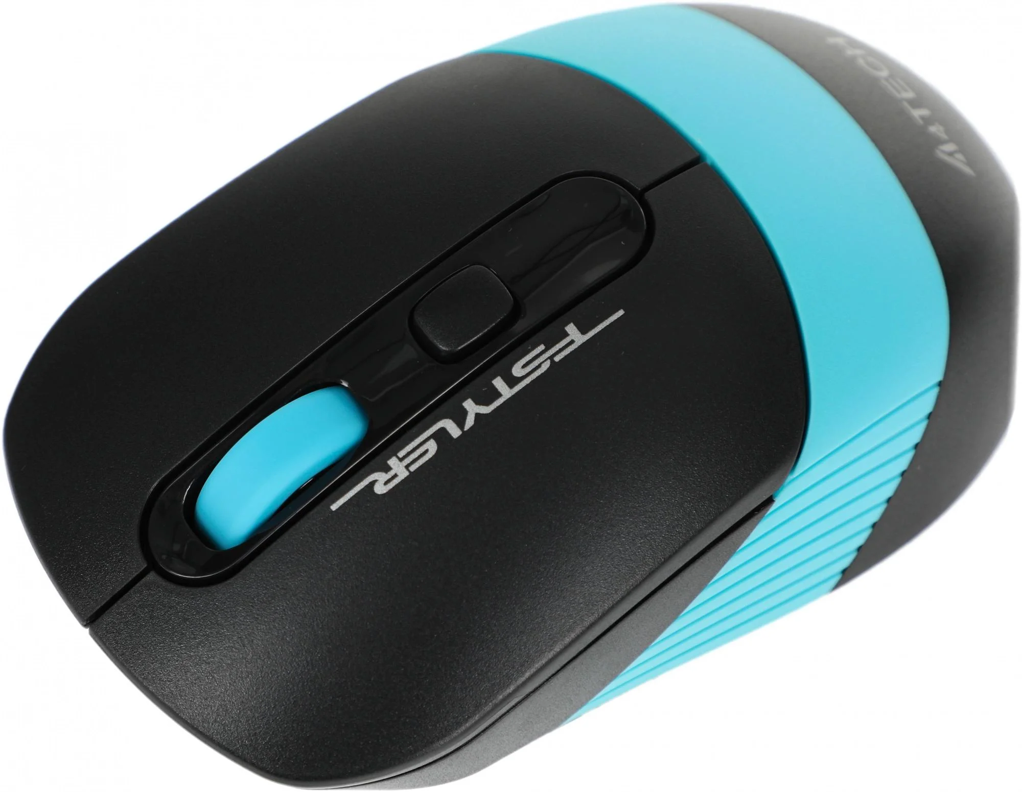Мышь беспроводная A4Tech Fstyler FG10 черный/синий, 2000 dpi, радиоканал, USB, кнопки - 4