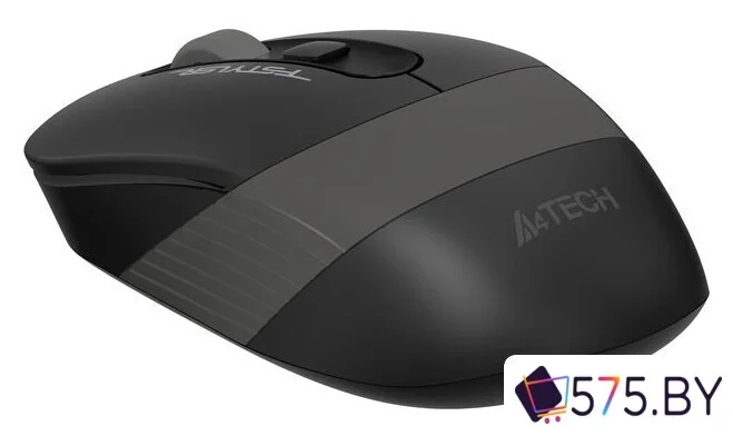 Мышь беспроводная A4Tech Fstyler FG10S черный/серый, 2000 dpi, радиоканал, USB, кнопки - 4