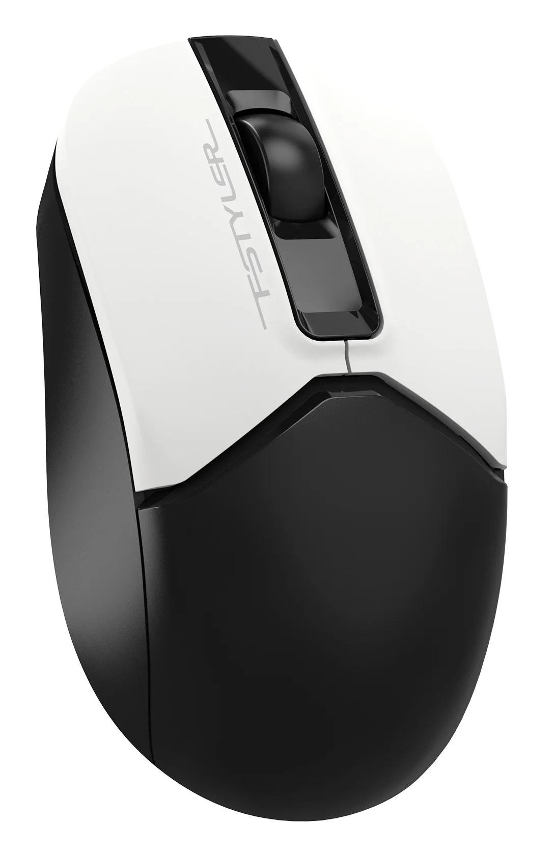 Мышь беспроводная A4Tech Fstyler FG12 белый/черный, 1200 dpi, радиоканал, USB, кнопки - 3