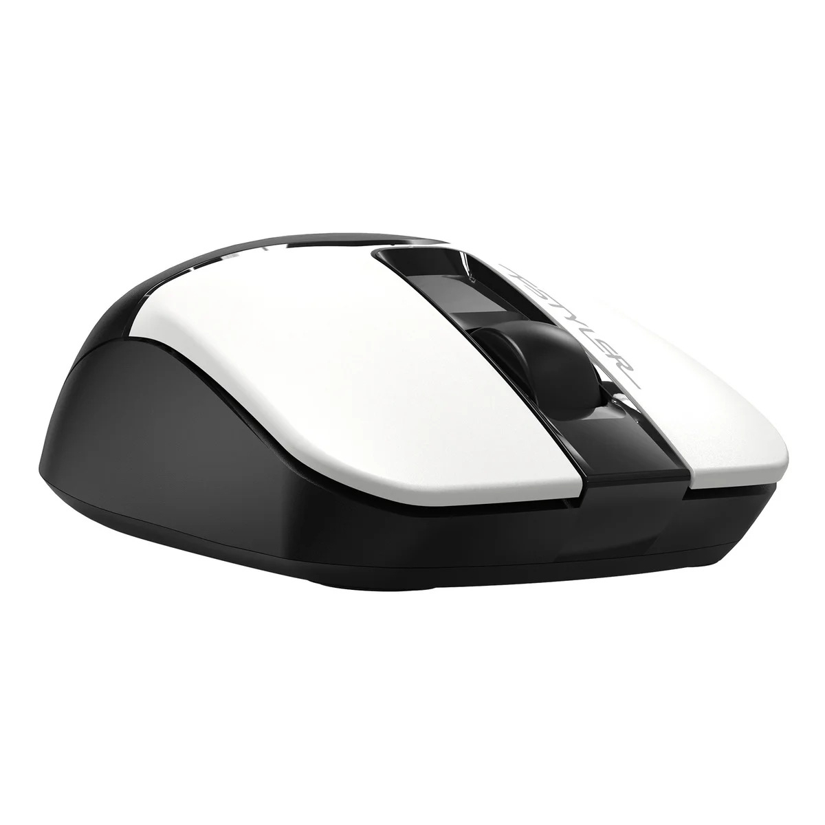 Мышь беспроводная A4Tech Fstyler FG12S белый/черный, 1200 dpi, радиоканал, USB, кнопки - 3