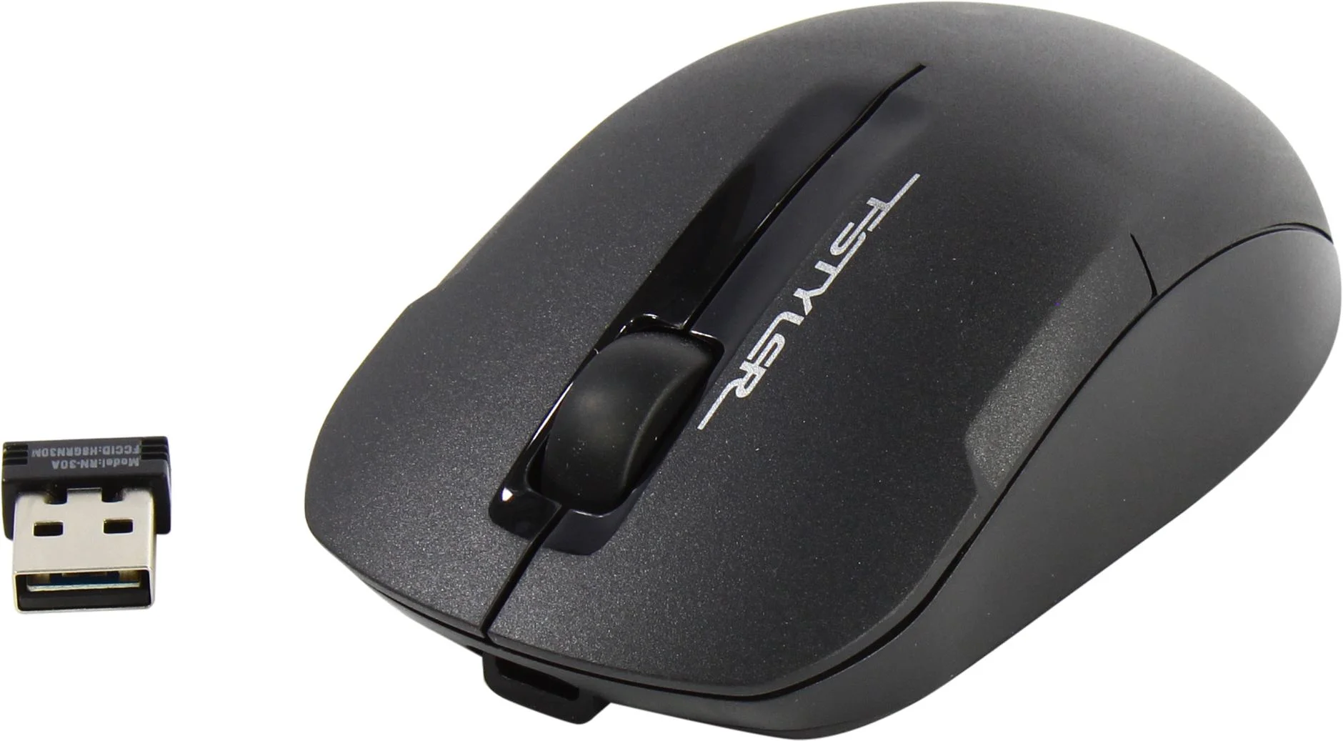 Мышь беспроводная A4Tech Fstyler FG15C Air2 черный, 1200 dpi, радиоканал, USB, кнопки - 3