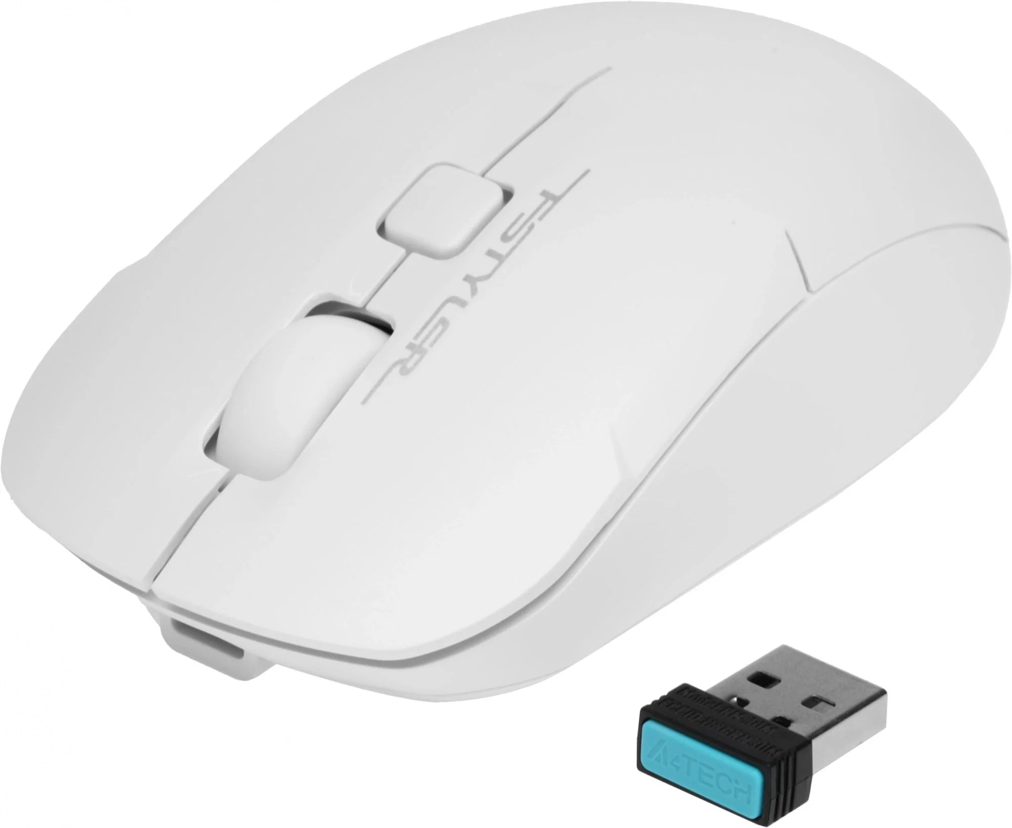 Мышь беспроводная A4Tech Fstyler FG16CS Air белый, 2000 dpi, радиоканал, USB, кнопки - 3