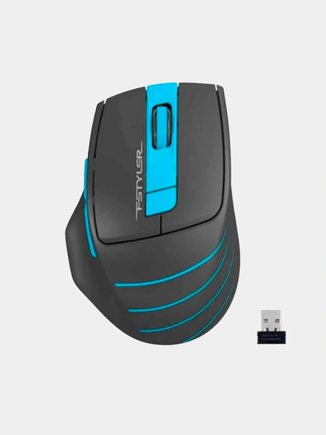 Мышь беспроводная A4Tech Fstyler FG30S серый/оранжевый, 2000 dpi, радиоканал, USB, кнопки - 6